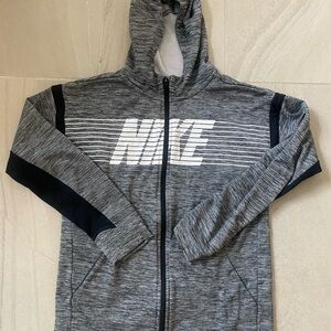 Nike Kids Gray Zip-Up Hoodie